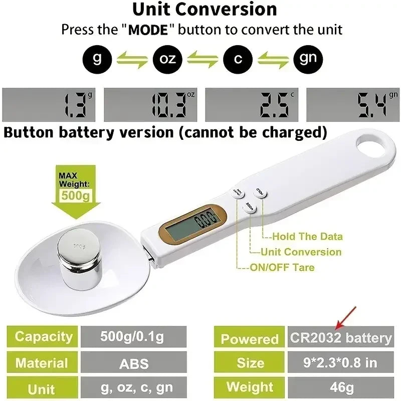 Digital Spoon Food Scale