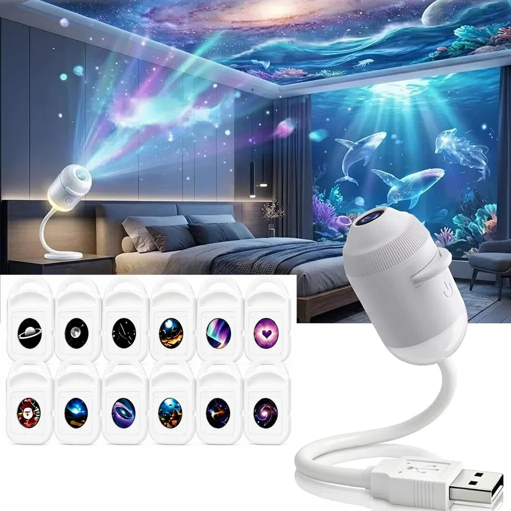 Galaxy Star Projector Night Light